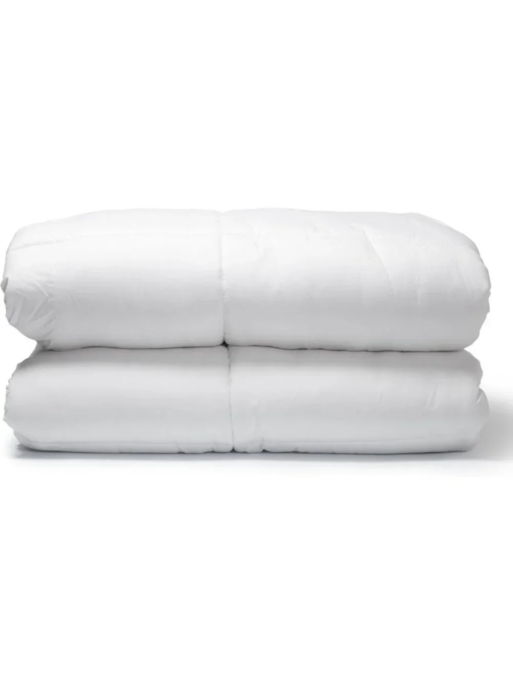 Oversized Down Alternative Comforter - Diamond Quilted, Pearl White, Twin/Twin